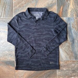 Municipal Sport Utility Gear Camo Long Sleeve Polo Shirt Men’s Size Large